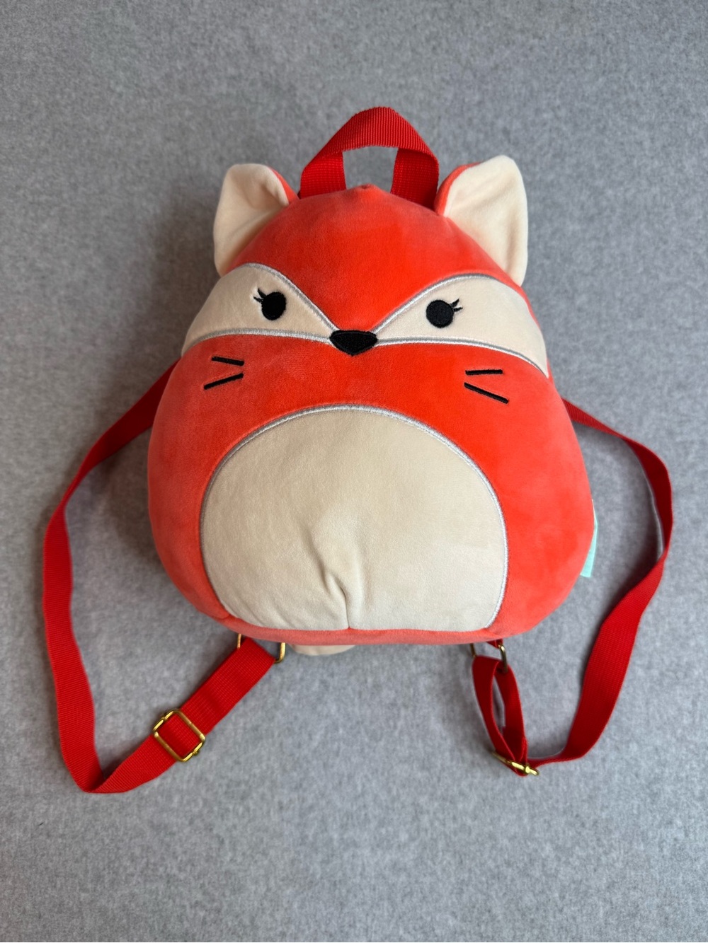 Squishmallows “Fifi” 14 inch Red Fox Plush Backpack